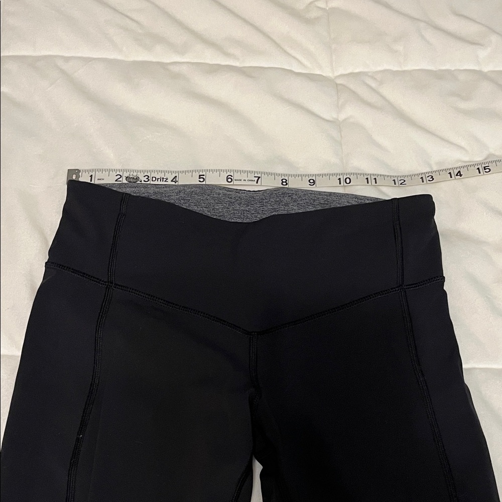 lululemon athletica Black Mesh Leggings